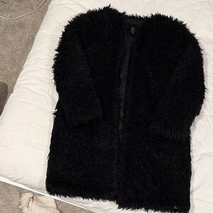 Elegant Black Teddy Jacket for Women
